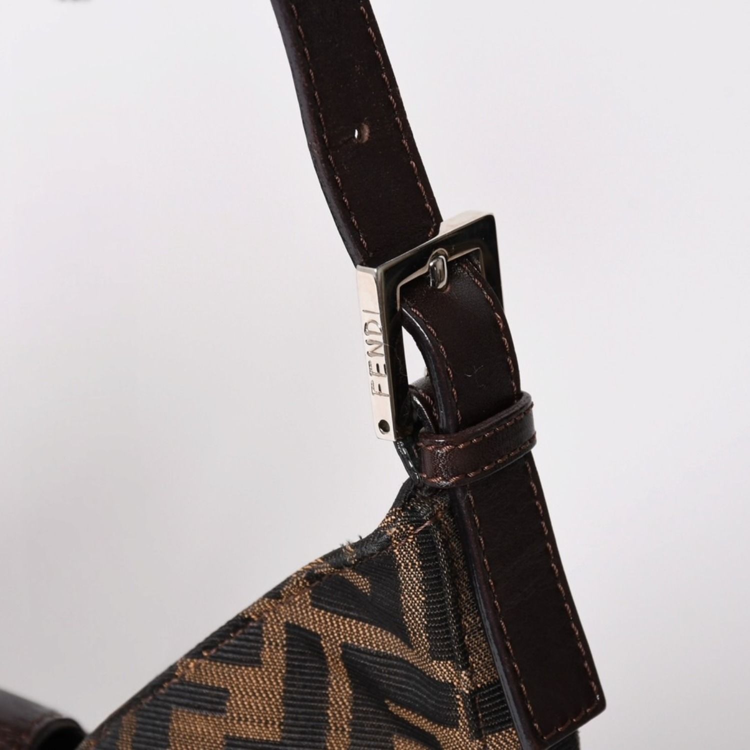 極美品 FENDI フェンディ Shoulder Bag ショルダーバッグ ズッカ