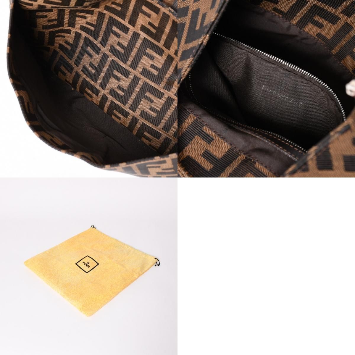 極美品 FENDI フェンディ Shoulder Bag ショルダーバッグ ズッカ