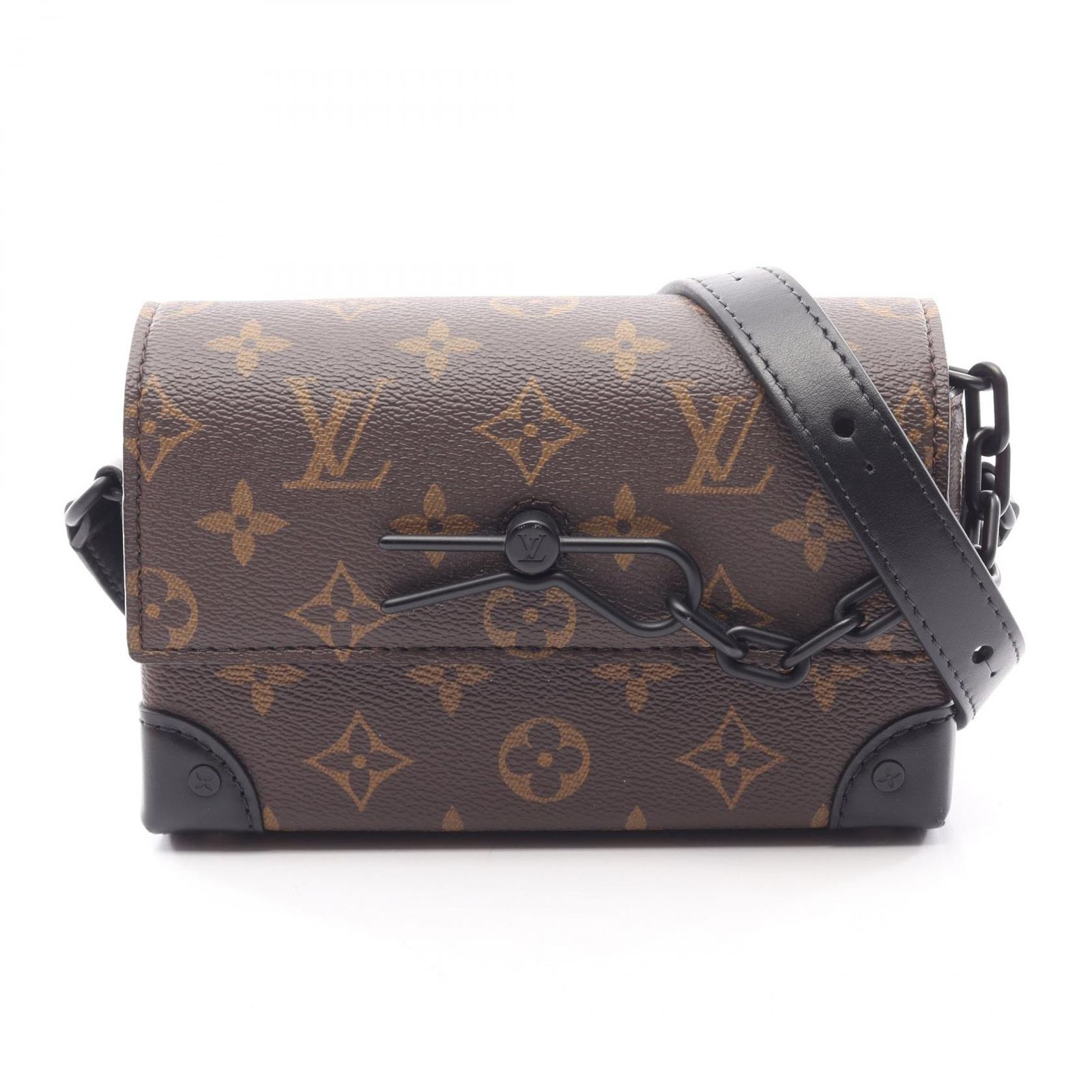 ルイ・ヴィトン LOUIS VUITTON ショルダーバッグ スティーマー ウェアラブル ウォレット M83613 ノワール PVCコーティングキャンバス レザー スティーマー・ウエアラブル ウォレット 152,900円