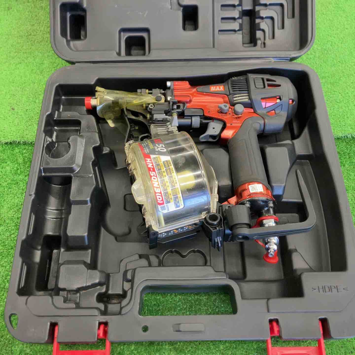 【中古品】 マックス/MAX 高圧エア釘打ち機・HN-50N3(D)-R 【桶川店】