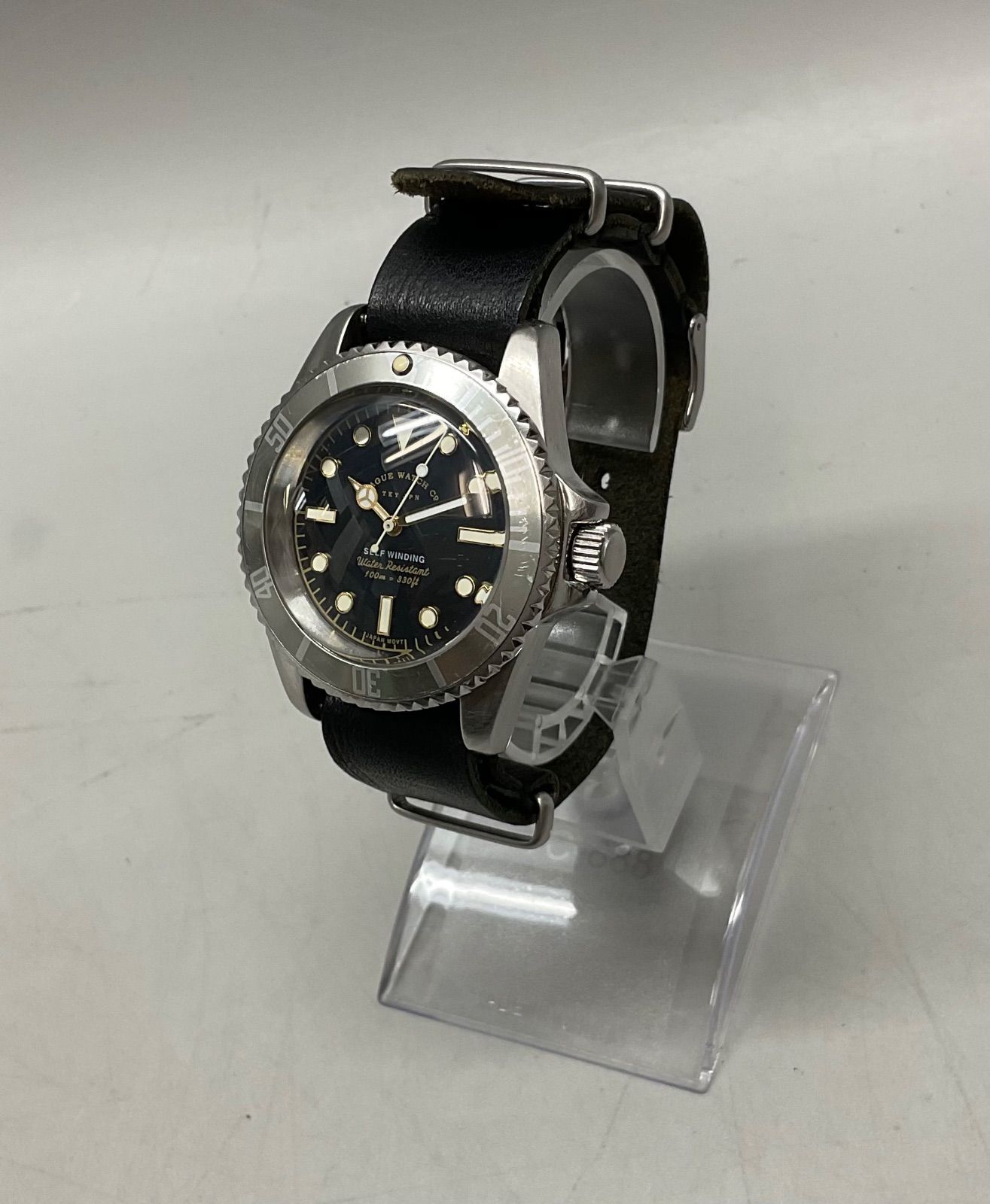 M246 腕時計 時計 VAGUE WATCH CO. ヴァーグウォッチカンパニー ヴァーグウォッチ ダイバーズウォッチ GRY FAD アンティーク 自動巻 アナログ