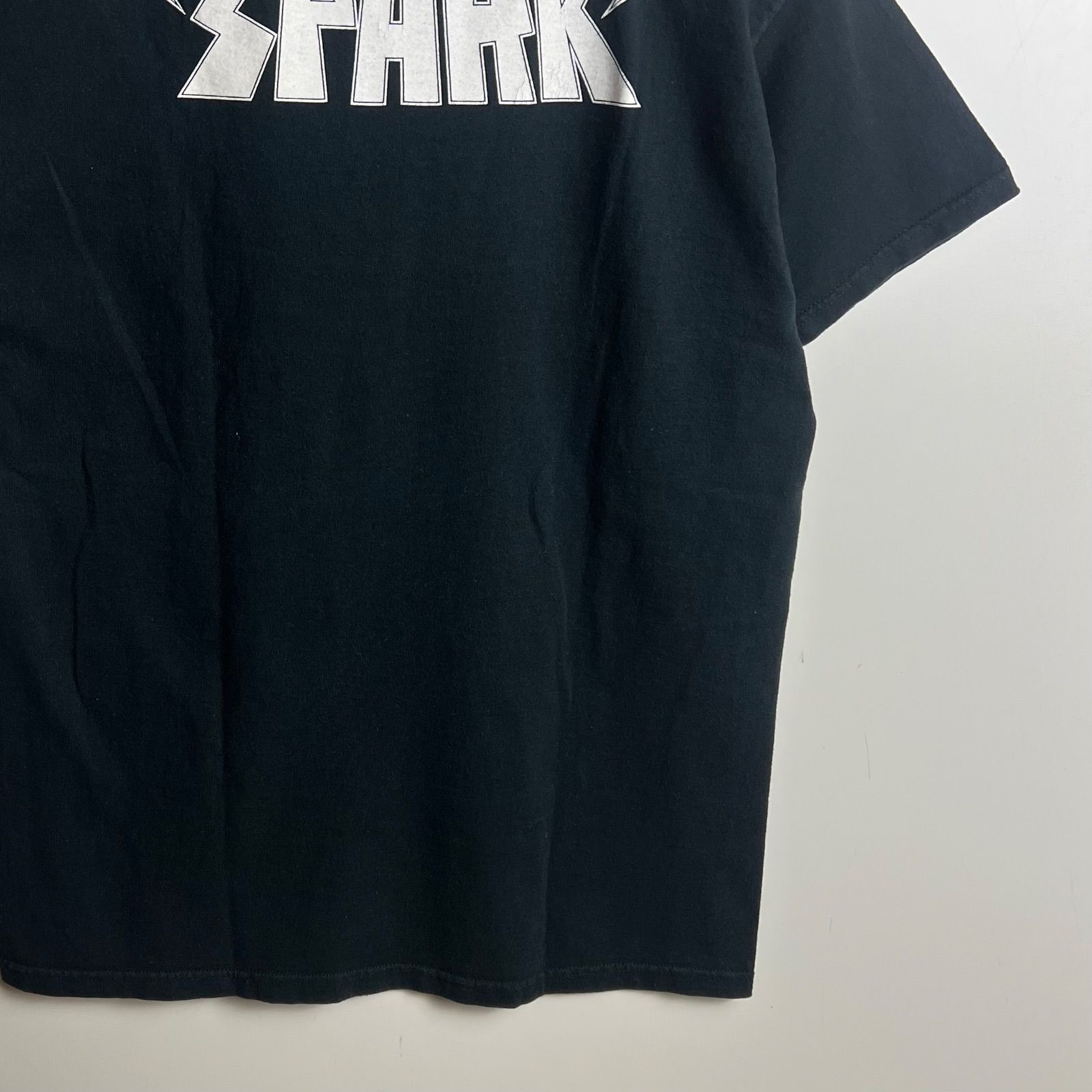 SPARK 90s skate vintage SKULL Tee M スパーク スカルプリント T 