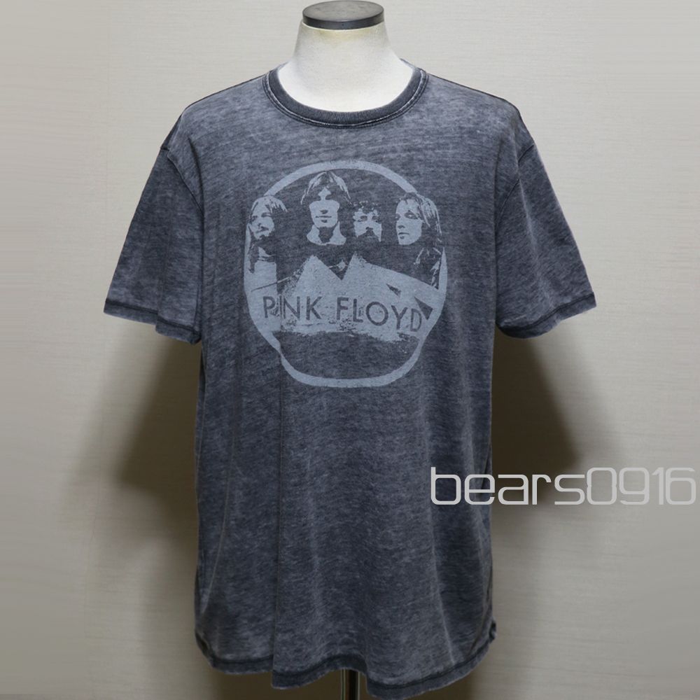 ピンクフロイド Tシャツ メンズ XL 2XL チャコール 墨黒 半袖 狂気