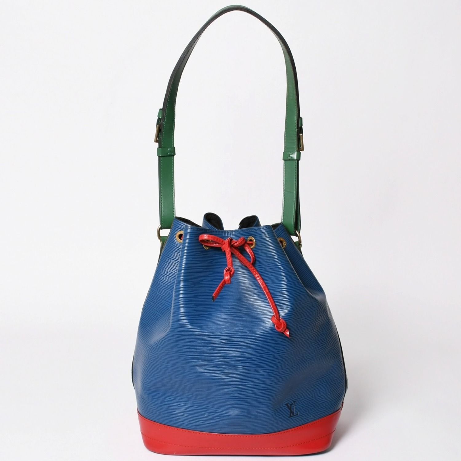 LOUIS VUITTON ルイヴィトン エピ ノエ トリコロール 巾着型ショルダー