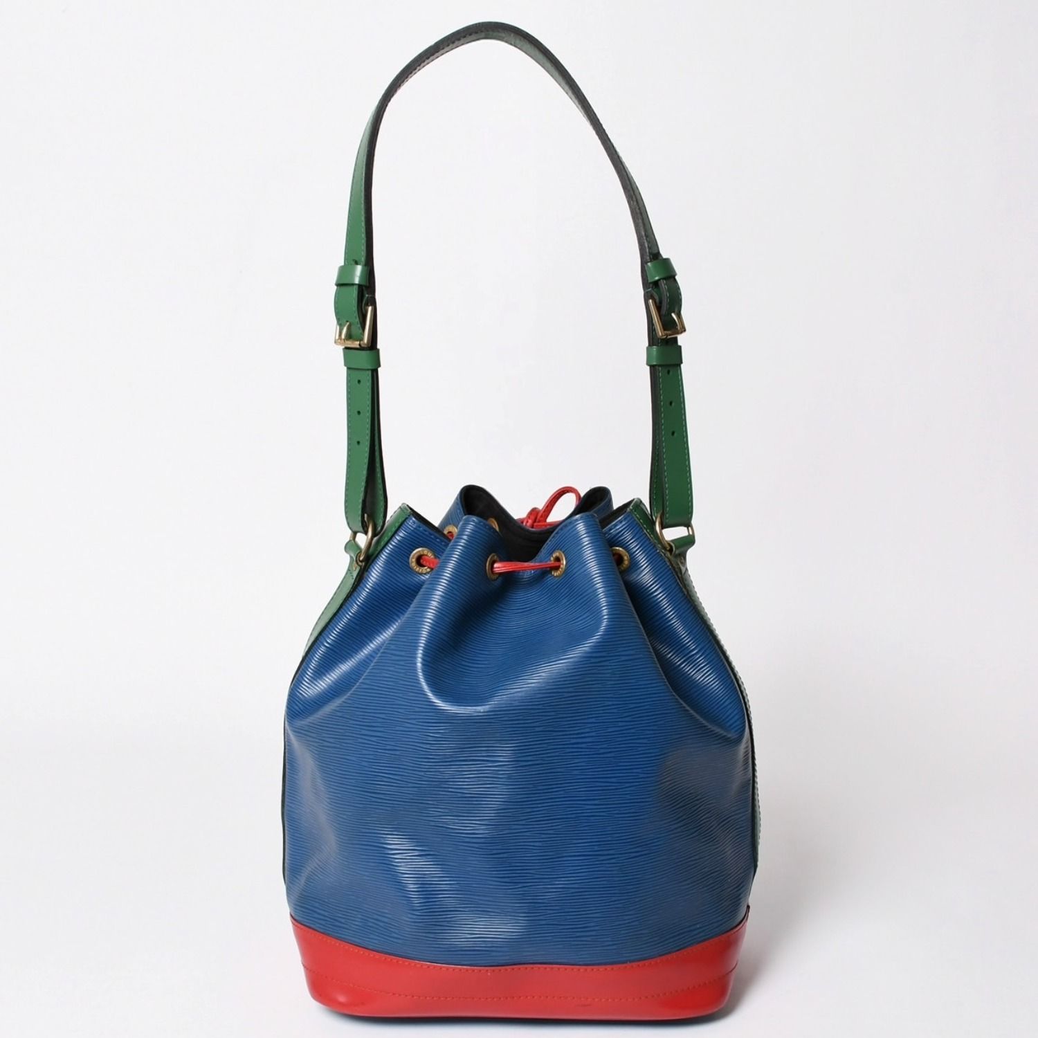 LOUIS VUITTON ルイヴィトン エピ ノエ トリコロール 巾着型ショルダー