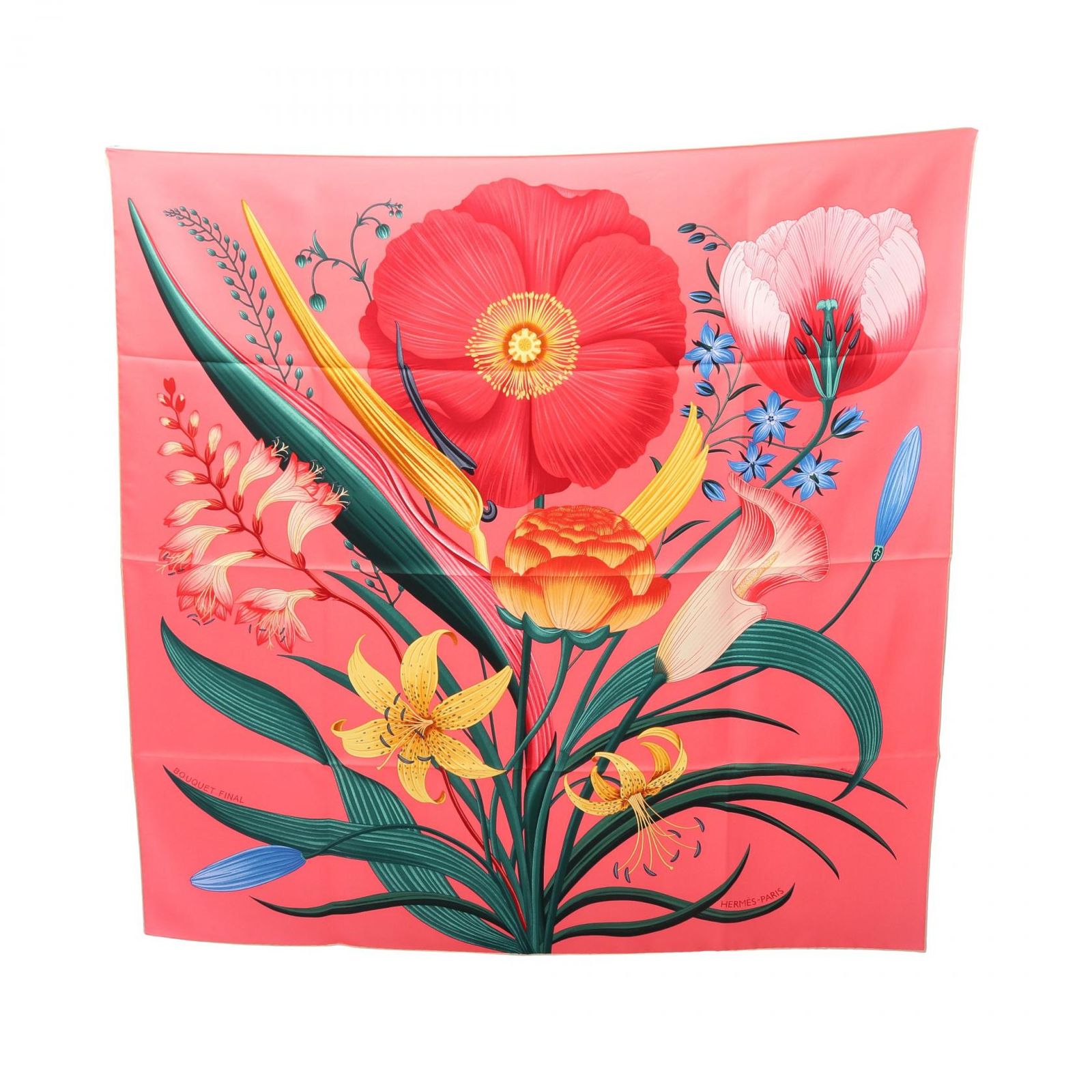 エルメス HERMES スカーフ カレ90 BOUQUET FINAL シルク カレ90 レディース 未使用