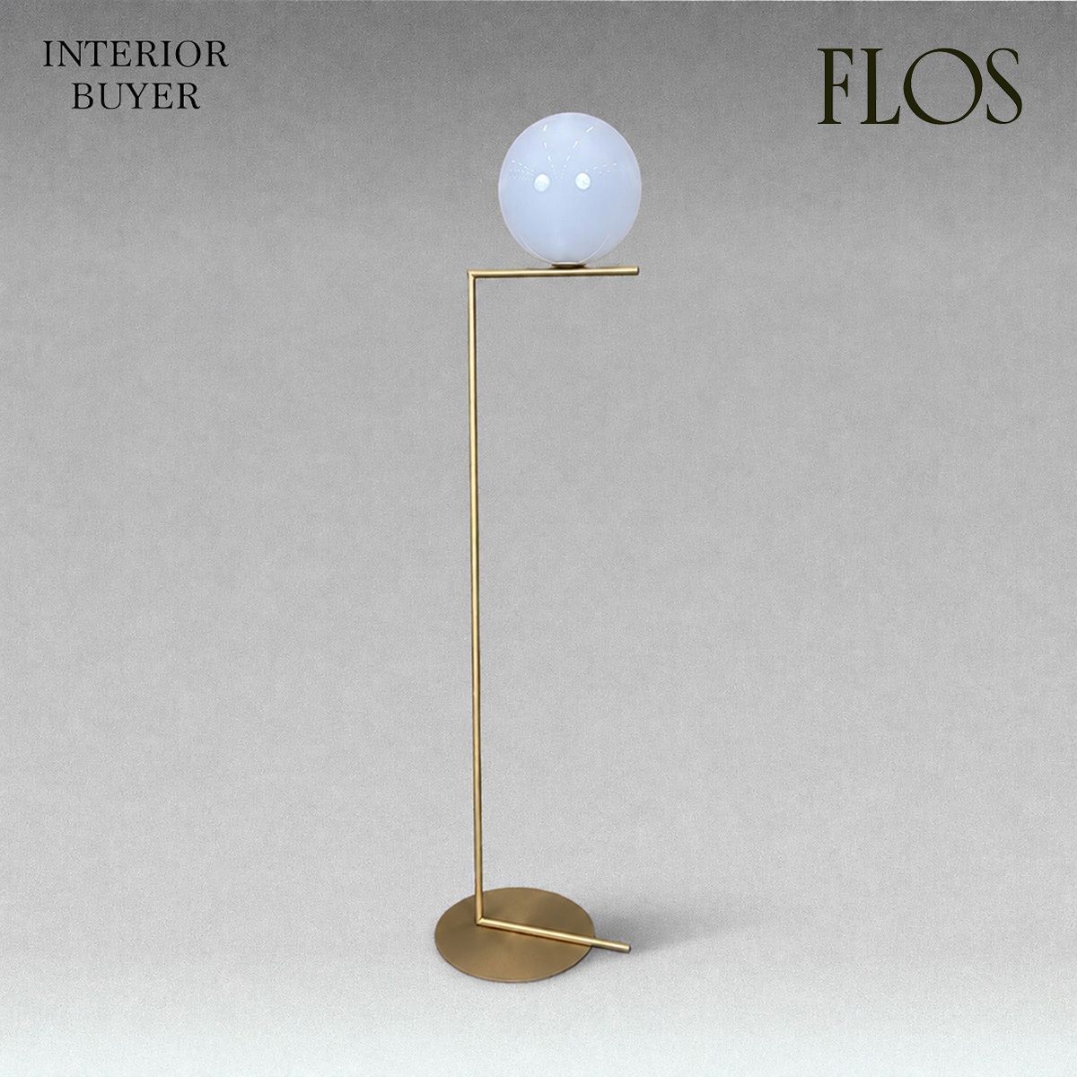 FLOS フロス IC LIGHTS F2 アイシーライツ エフツー フロアランプ ゴールド マイケル・アナスタシアデス 定価26万