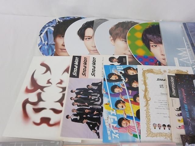 中古品 Snow Man 渡辺翔太 アクリルスタンド 他 ミニクリアファイル CD