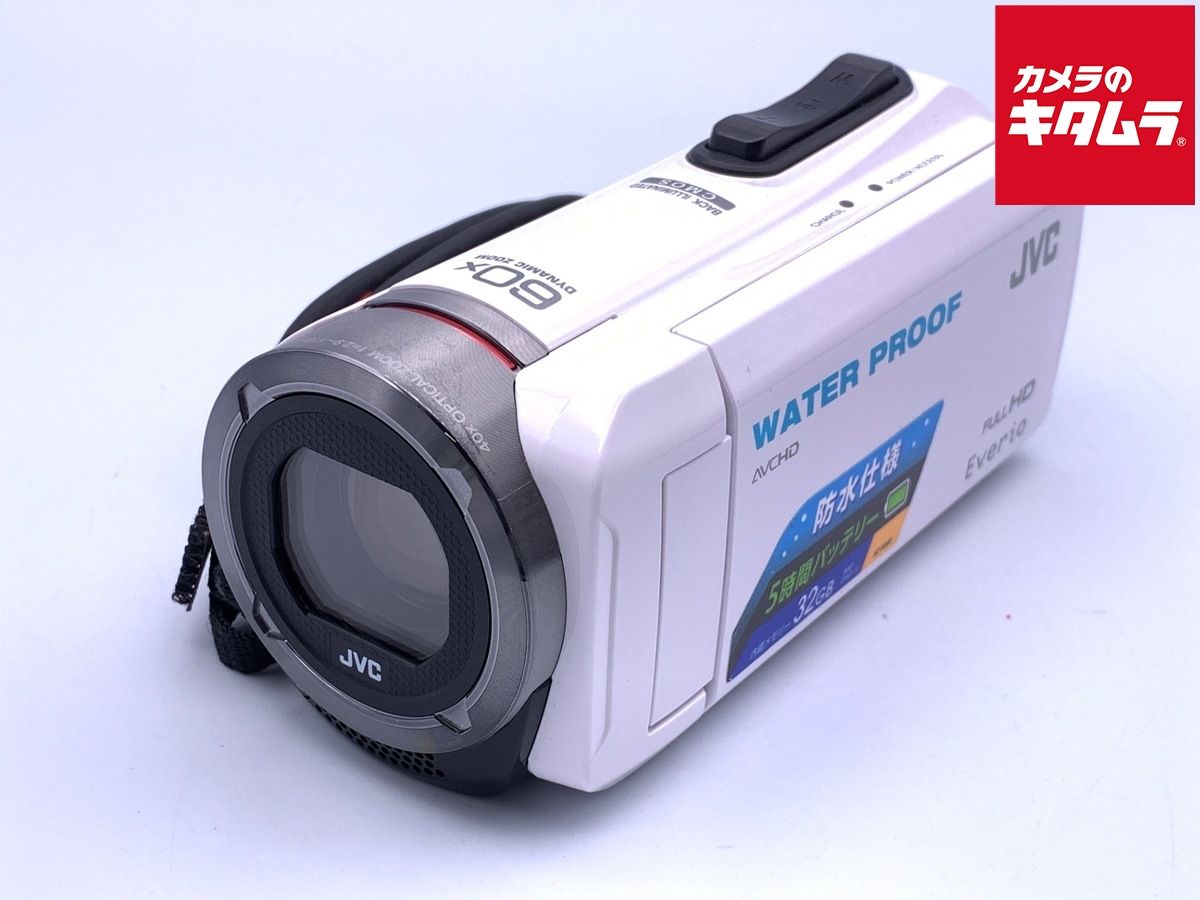 【中古】 【良品】 ビクター ハイビジョンメモリームービー GZ-R300-W　ホワイト 9,235円