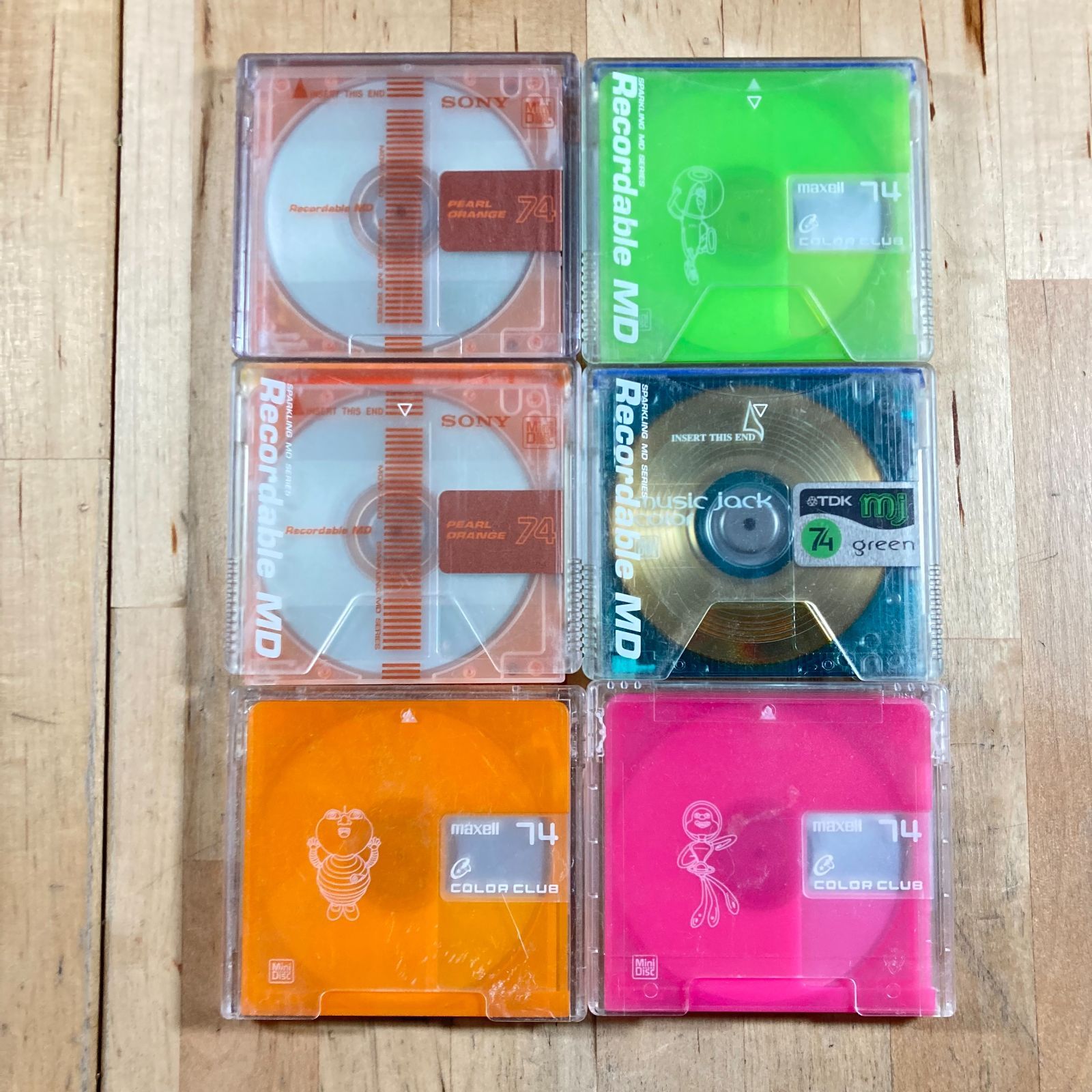 CD MD まとめ売り バラ売り対応可 使用済みMD 6枚 まとめ売り - メルカリ