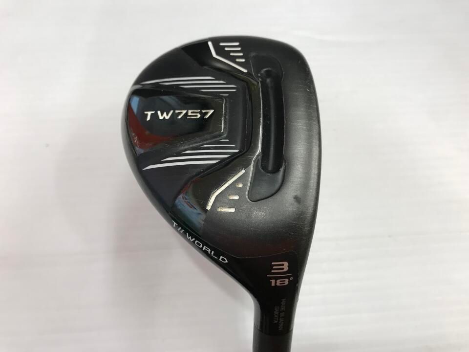ホンマゴルフ　TOUR WORLD TW757　18度　VIZARD for TW757 50　Sフレックス　ユーティリティ　中古【最短即日発送】