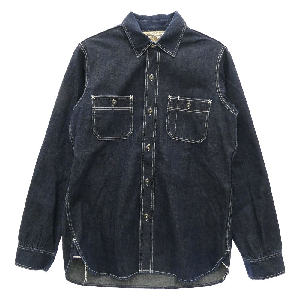 FREEWHEELERS フリーホイーラーズ NEAL CASSADY WORK SHIRT CHAMBRAY ワーク 長袖 シャツ インディゴブルー系 15【中古】 9,412円