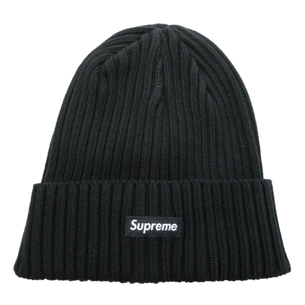Supreme シュプリーム Overdyed Beanie オーバーダイ ビーニー ニット帽 帽子 ブラック系 58cm【美品】【中古】