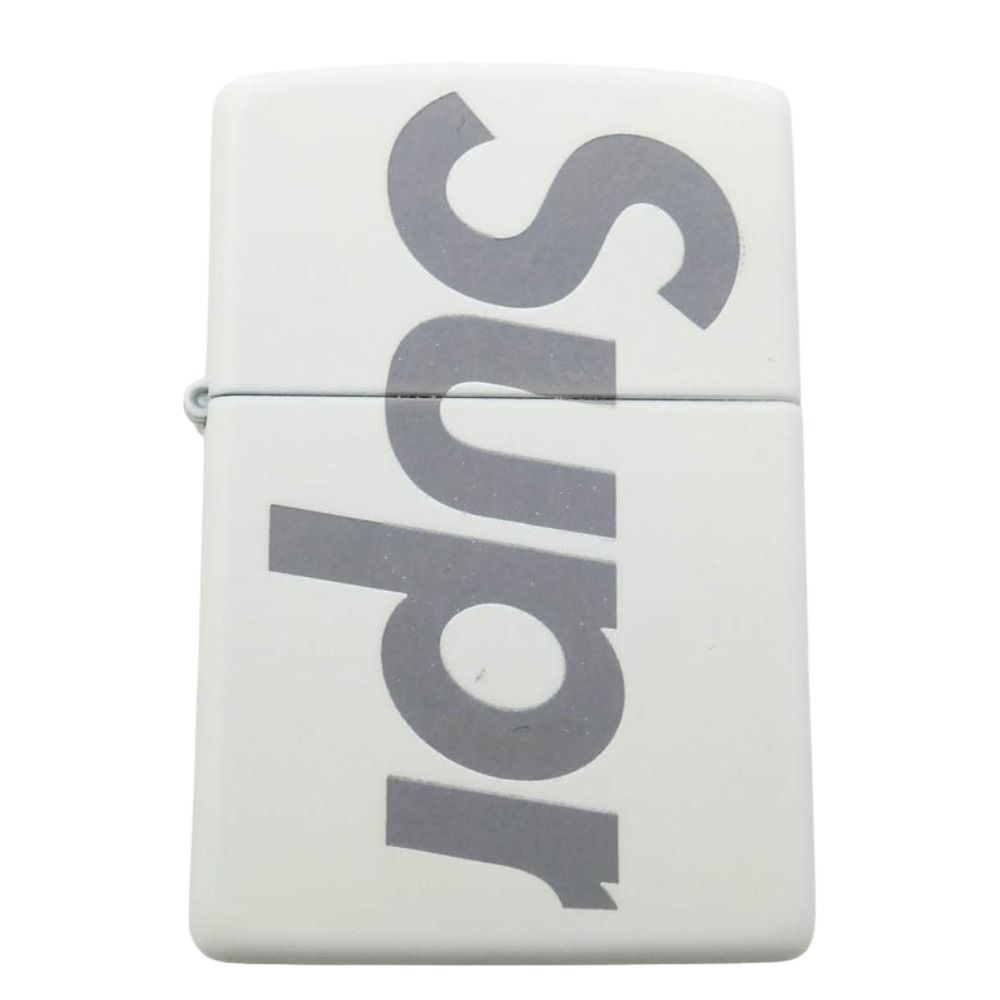 Supreme シュプリーム 20SS x Zippo ジッポ Glow in the Dark グロー イン ザ ダーク 蓄光 ライター オフホワイト系 グレー系【中古】