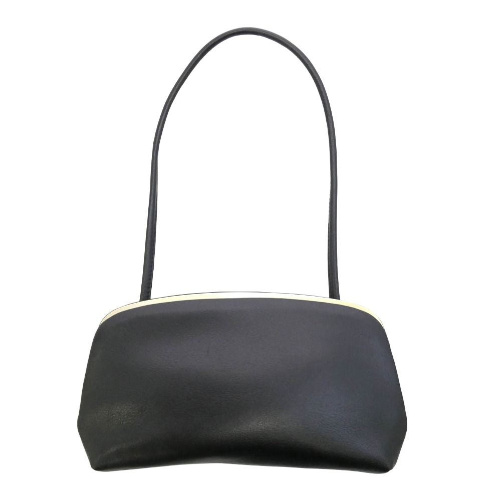 モルフェ Morphee SAC A MAIN サック ア マン Framed One-Shoulder Bag フレームド ワンショルダー ミニ バッグ ブラック系【中古】