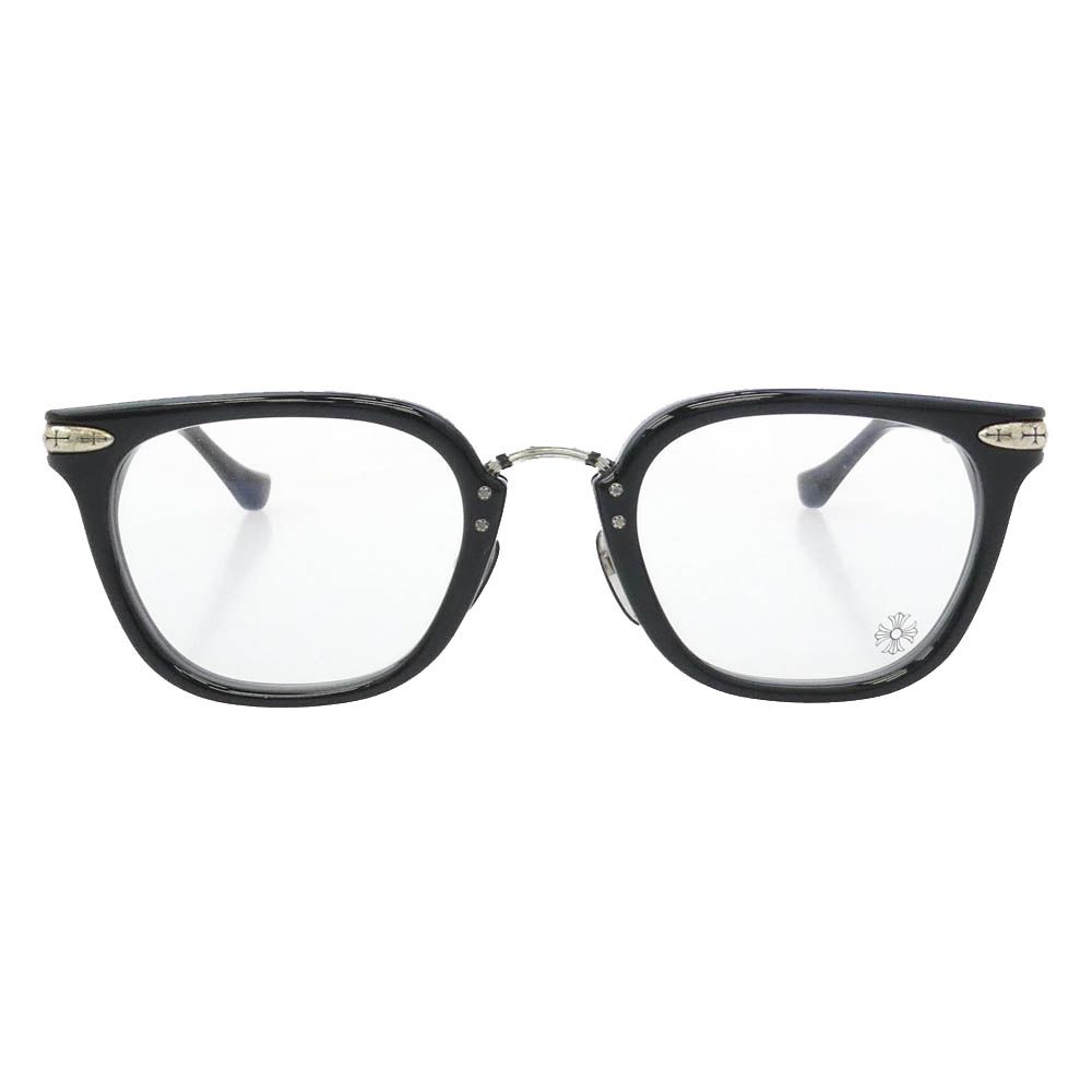 CHROME HEARTS クロムハーツ（原本無） 51□23-145 TITANASLUVR メタル テンプル 眼鏡 アイウェア 【極上美品】【中古】