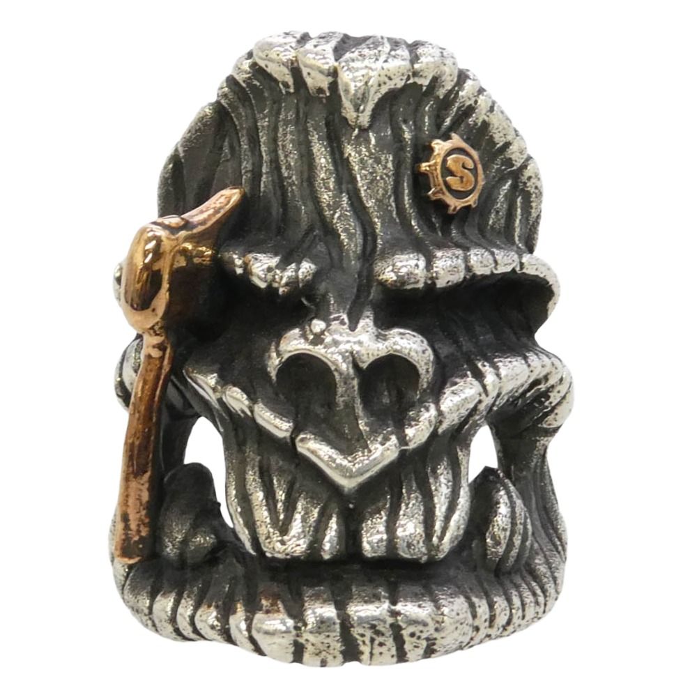 STARLIN GEAR スターリンギア ギャランティカード付属 HALLOWEEN HATCHETMAN 2022 ハロウィン ハチェットマン リング w/コパーアックス&Sギアロゴ シルバー系 ゴールド系 22号【中古】