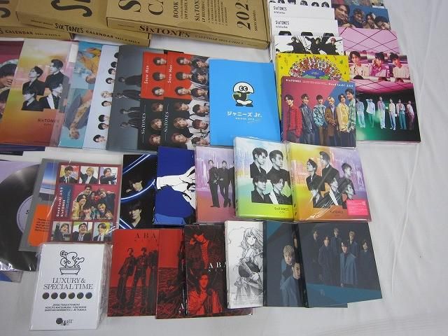 SixTONES 詰合せ うちわ クリアファイル ペンライト カレンダー CD 等