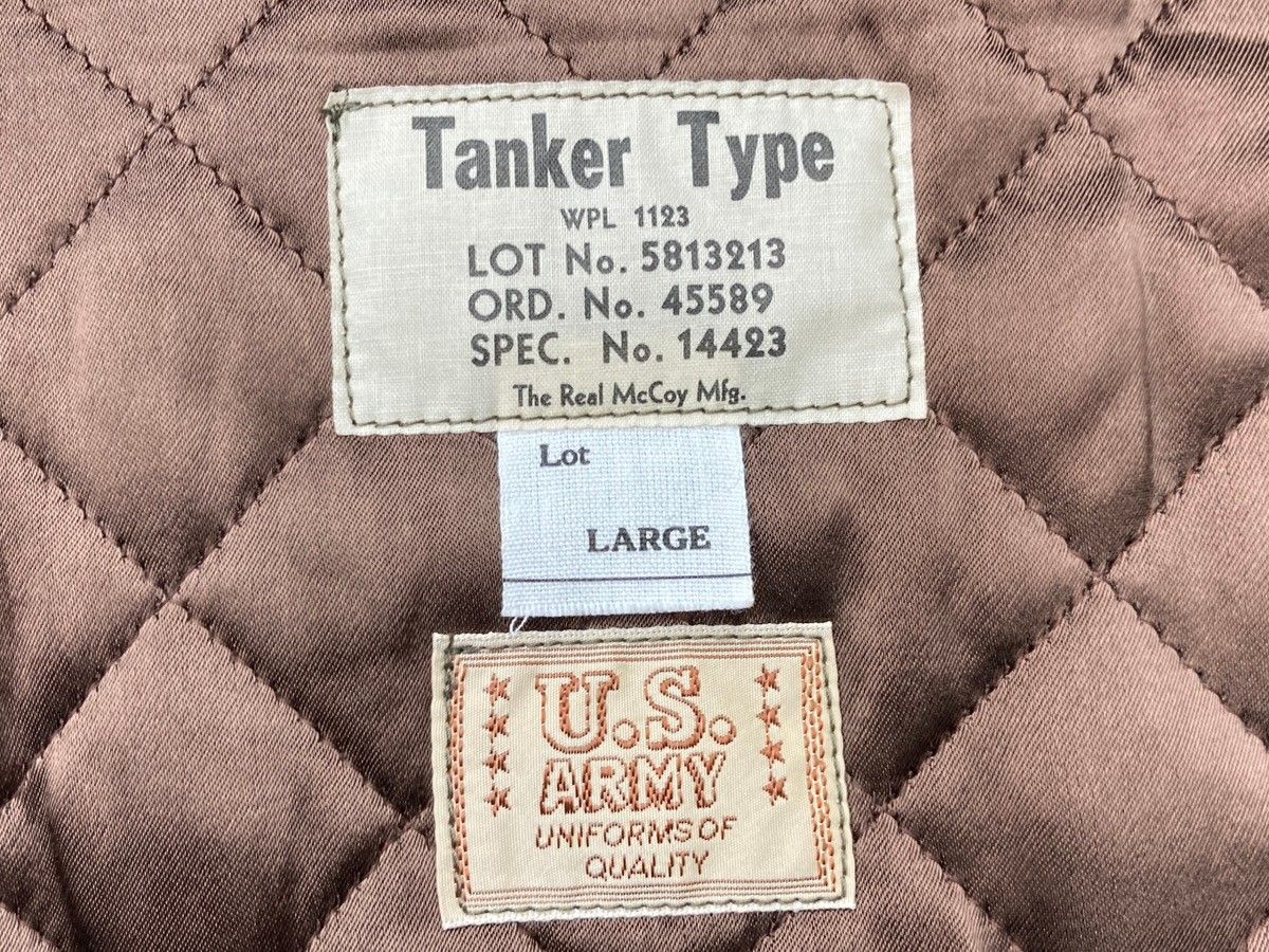 リアルマッコイズ THE REAL McCOY'S CIVILIAN TANKER JACKET Military