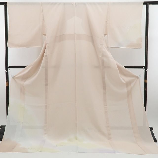 ❁tomihisa❁新品 絽 雪輪 箔散らし 夏着物 正絹“おとな色に涼味を添え