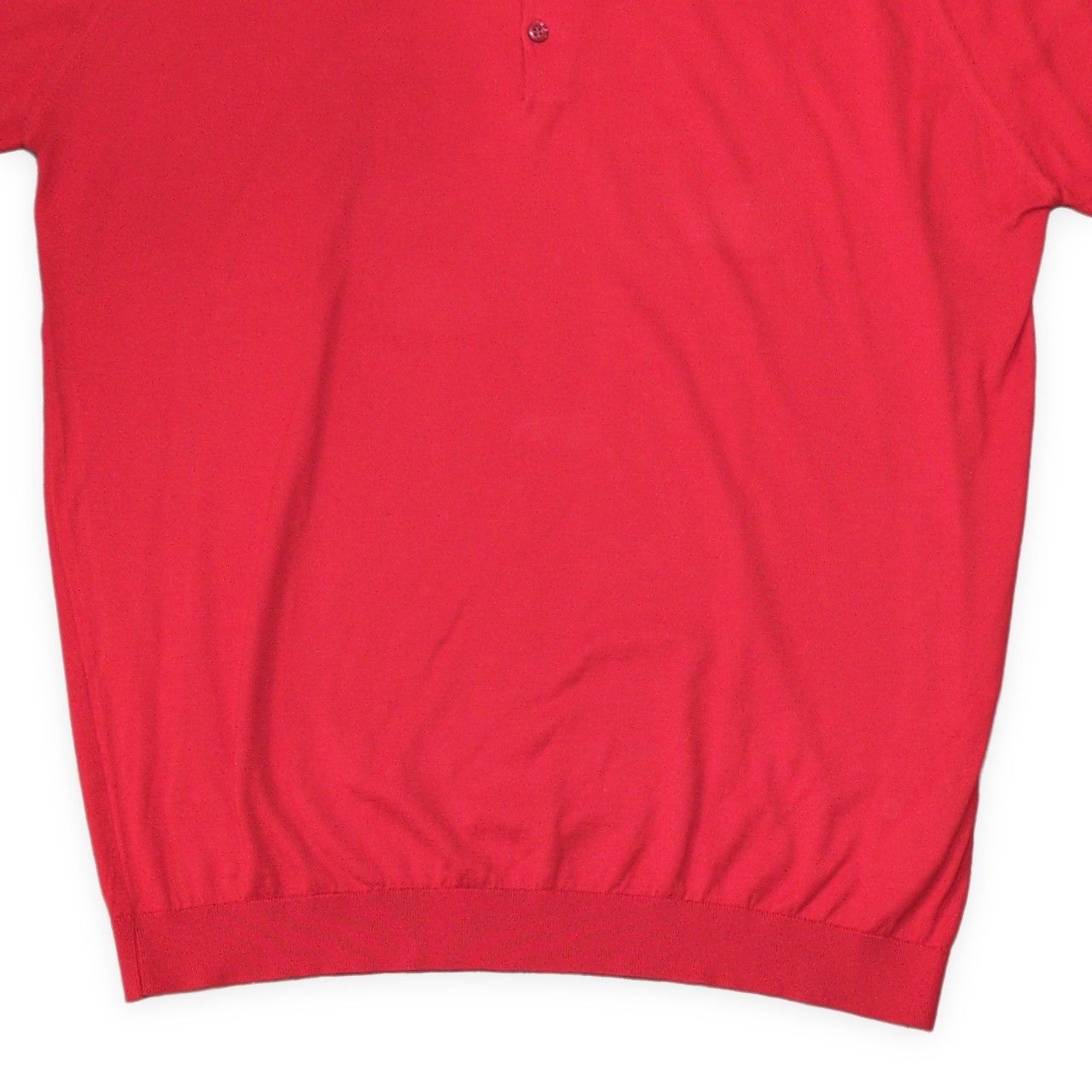 JOHN SMEDLEY ジョンスメドレー コットンニットポロ トップス 赤 