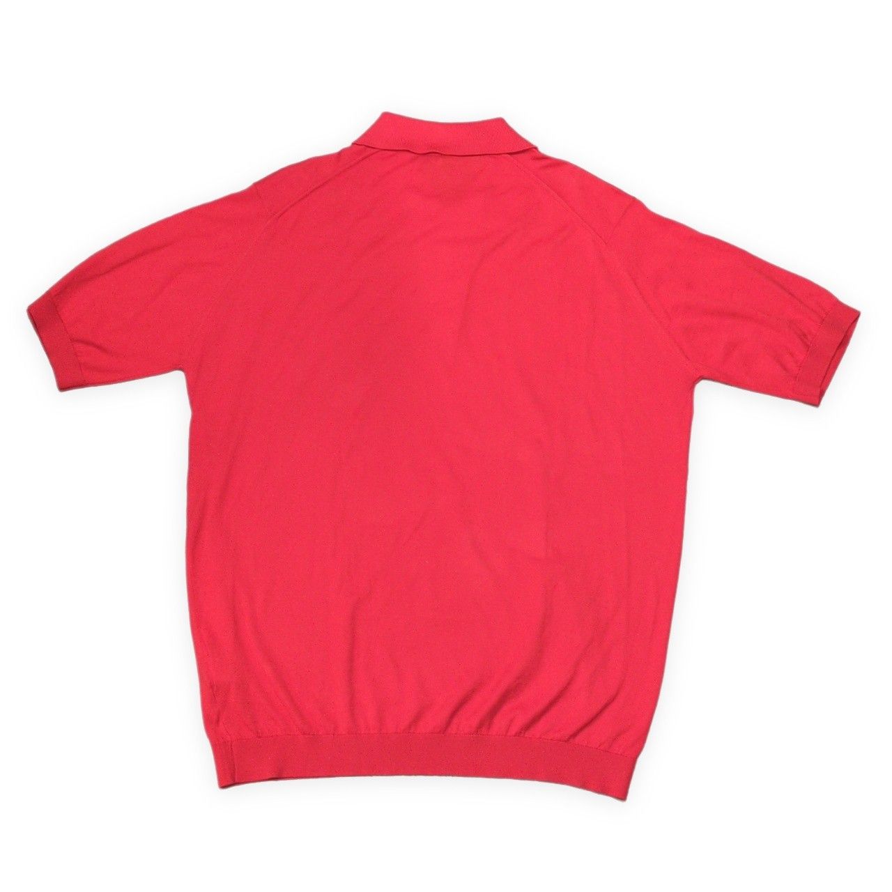 JOHN SMEDLEY ジョンスメドレー コットンニットポロ トップス 赤 