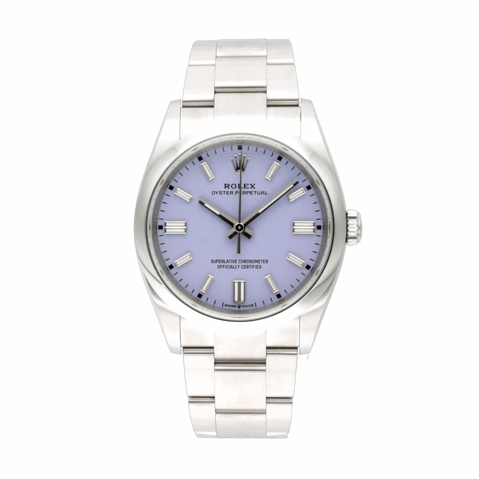 ■【新品】ロレックス 時計 オイスターパーペチュアル36 126000 ラベンダー文字盤 自動巻き ROLEX