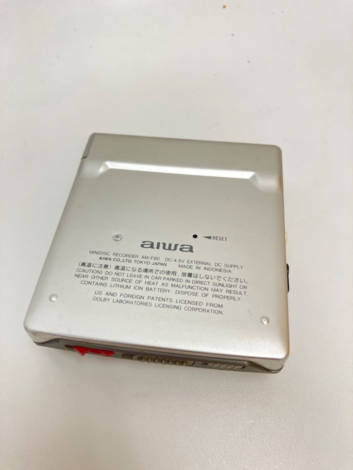 □ AIWA アイワ AM-F80 ポータブルMDレコーダー - メルカリ