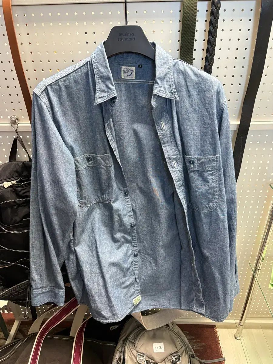 5 オアスロウ orSlow シャンブレーシャツ