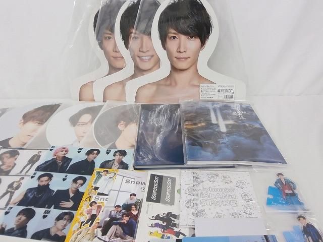中古品 Snow Man 渡辺翔太 アクリルスタンド 他 CD フォトハンガー
