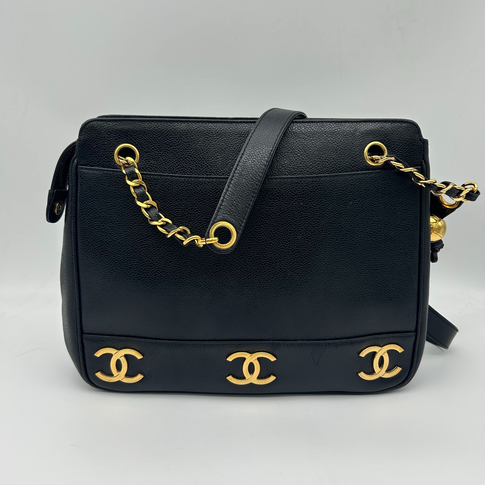 CHANEL（シャネル） トリプルココ チェーントート トートバッグ