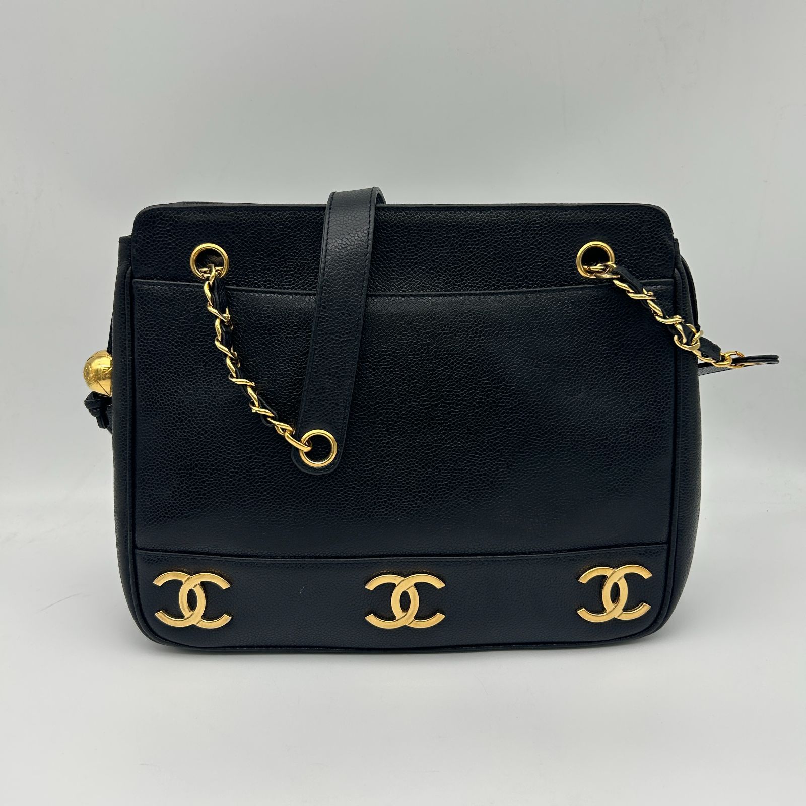 CHANEL（シャネル） トリプルココ チェーントート トートバッグ 