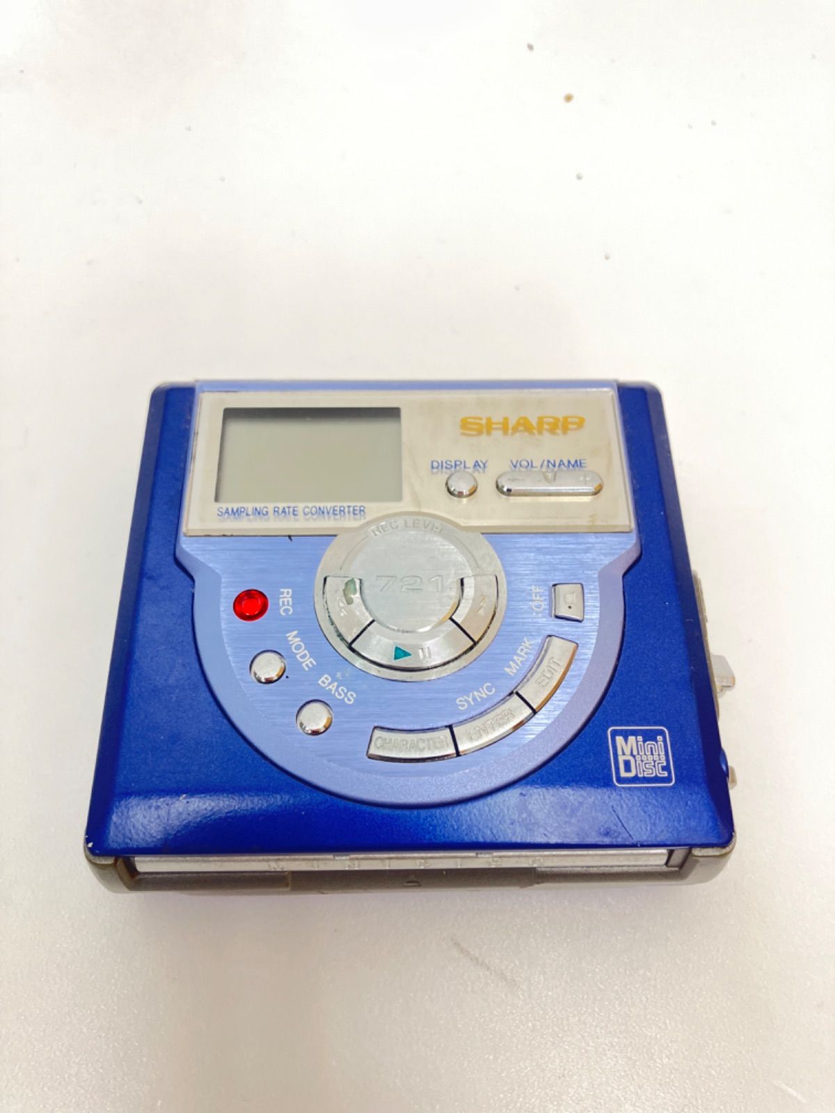 □ SHARP シャープ MD-MS721-A MDポータブルレコーダー - メルカリ