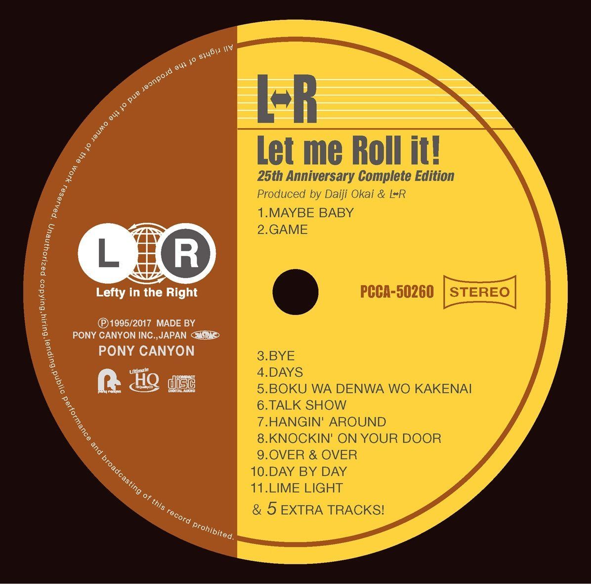 【CD】Let Me Roll It!-25th Anniversary Complete Edition(UHQCD)