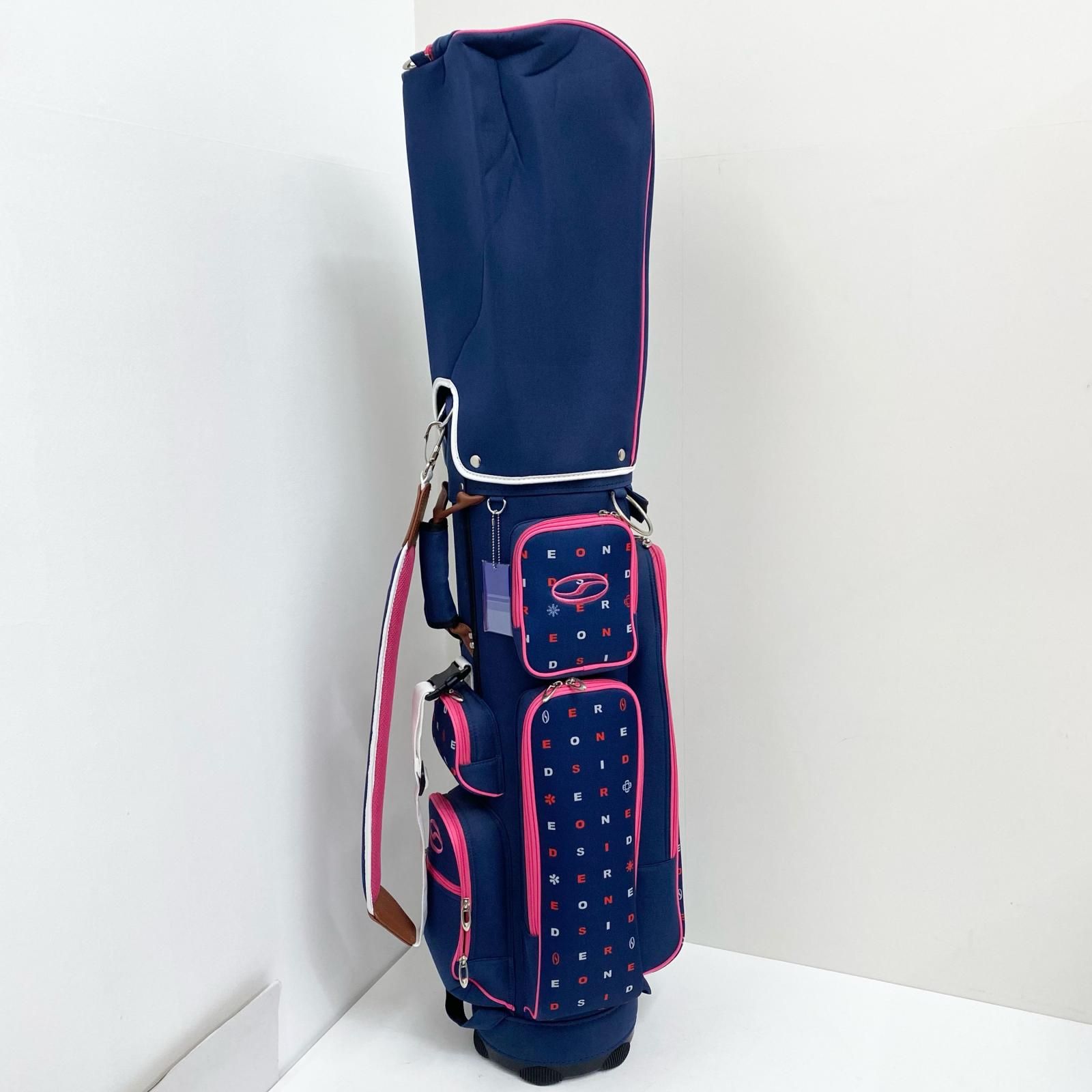 【加古川店】 中古 ONESIDER | ワンサイダー キャディバッグ EZ レディースキャディバッグ フード付き 【427】
