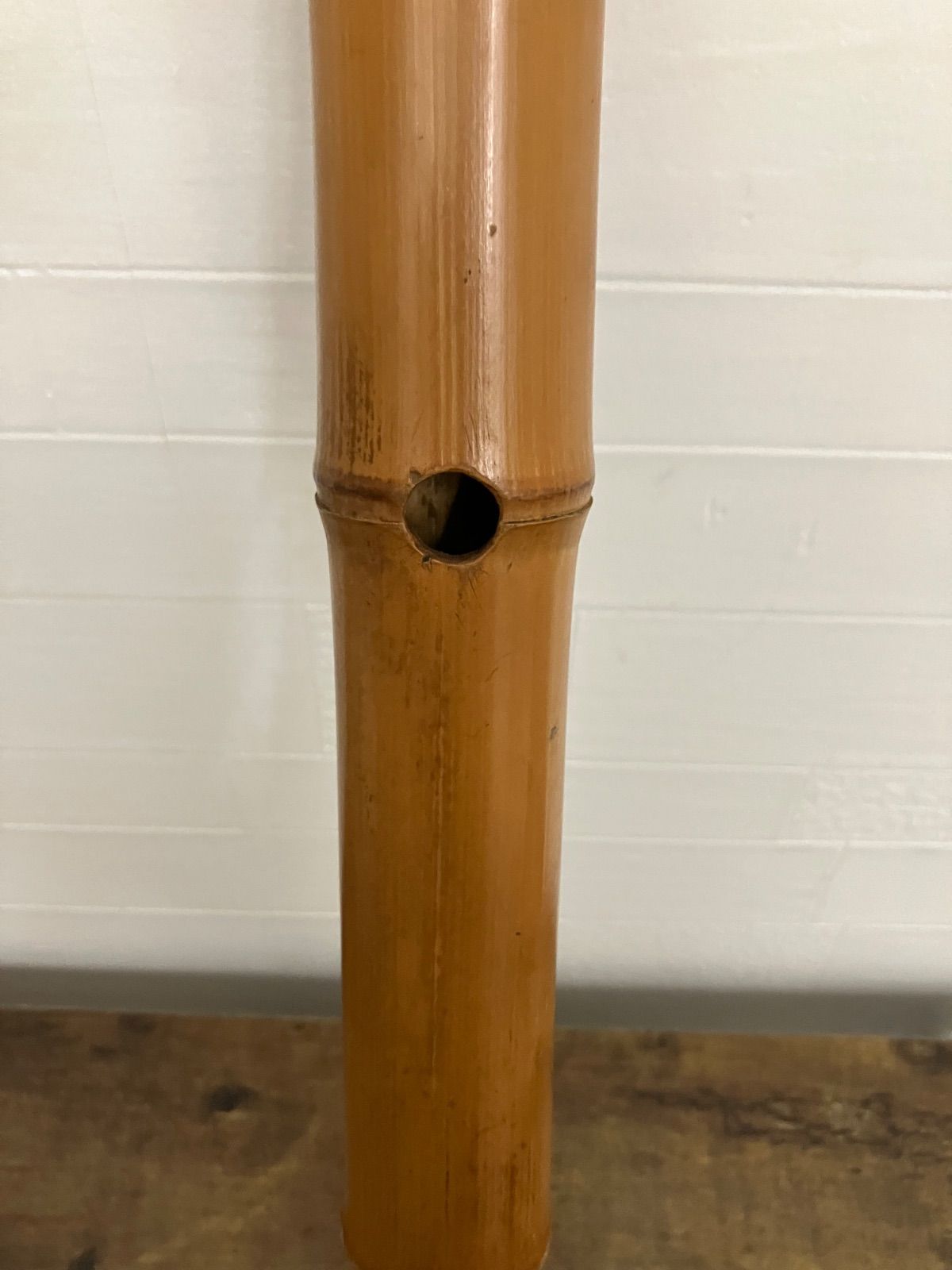 尺八 竹製 1尺6寸 約49cm 和楽器 袋付き 中古品 - メルカリ
