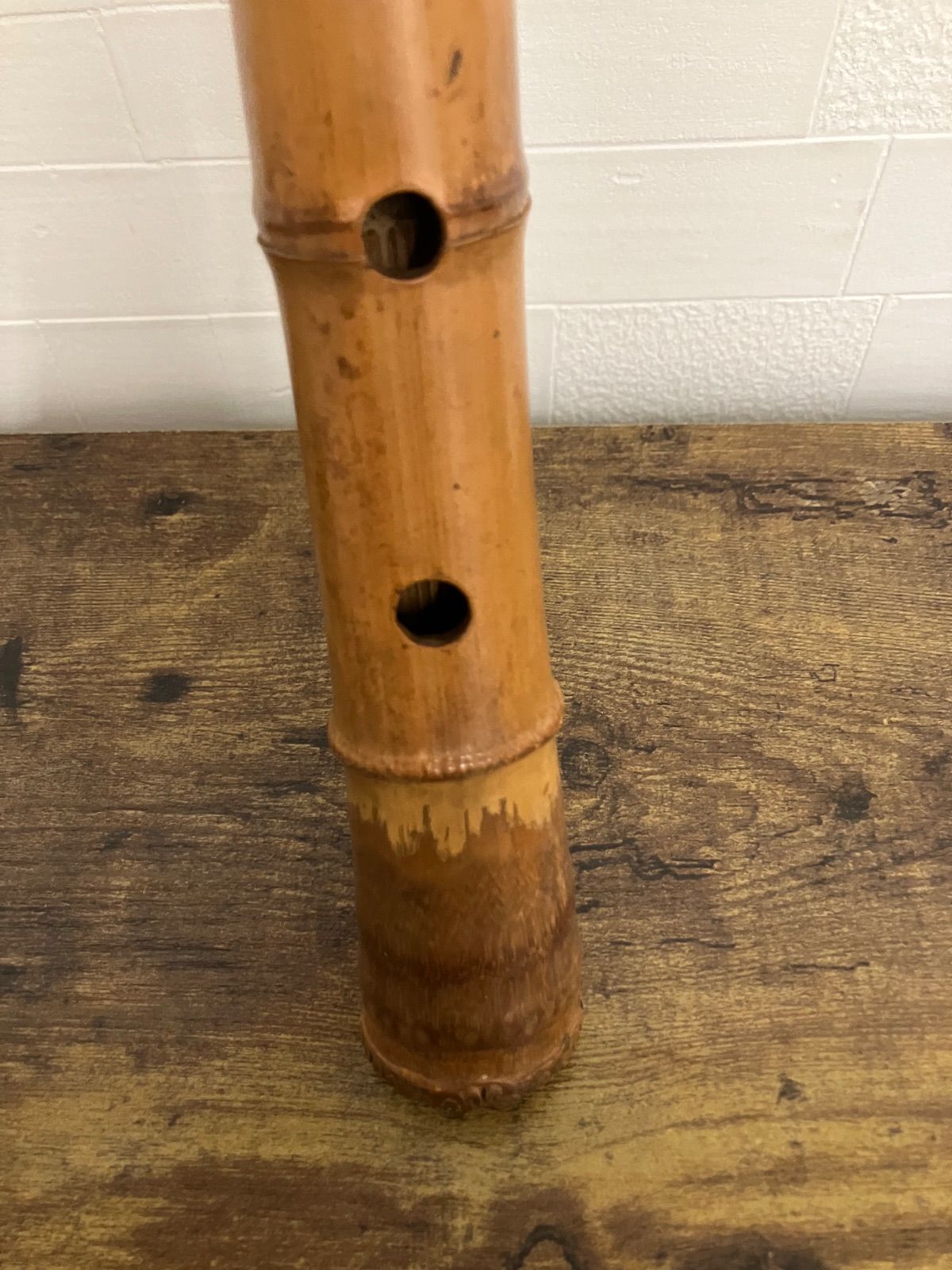 尺八 竹製 1尺6寸 約49cm 和楽器 袋付き 中古品 - メルカリ