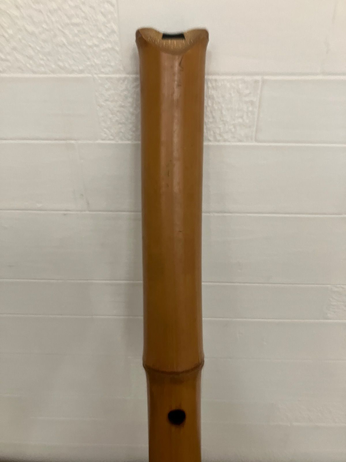 尺八 竹製 1尺6寸 約49cm 和楽器 袋付き 中古品 - メルカリ