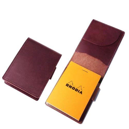 ロディア カバー No.11 サイズ 本革 メモ帳一冊付き（ヴィンテージワイン）