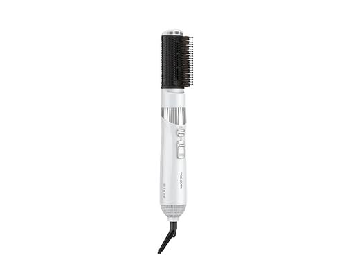 テスコム (TESCOM) カールドライヤー マイナスイオン 軽量 26.5mm ブラシ付き ラク抜きプラグ ヘアドライヤー ホワイト TC430A-W