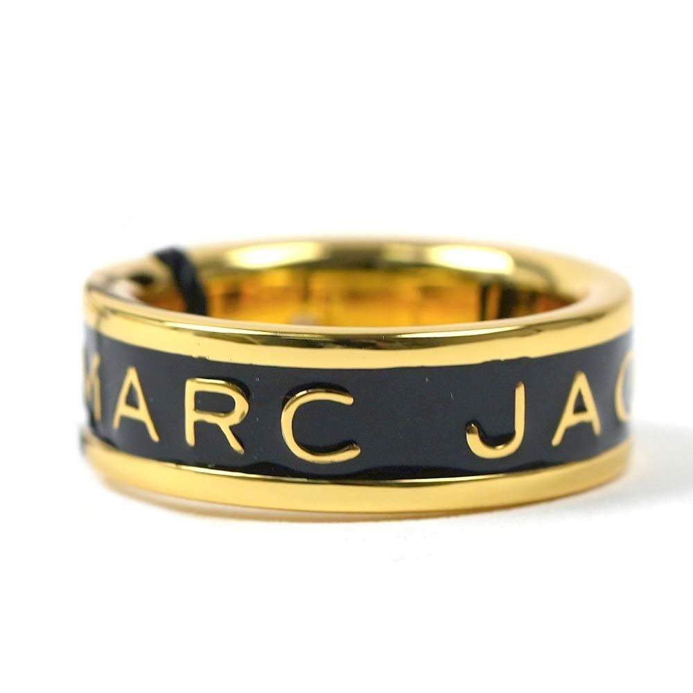 マークジェイコブス 指輪 リング アクセサリー ゴールド ブラック MARC JACOBS 2R4JRN001J41-972