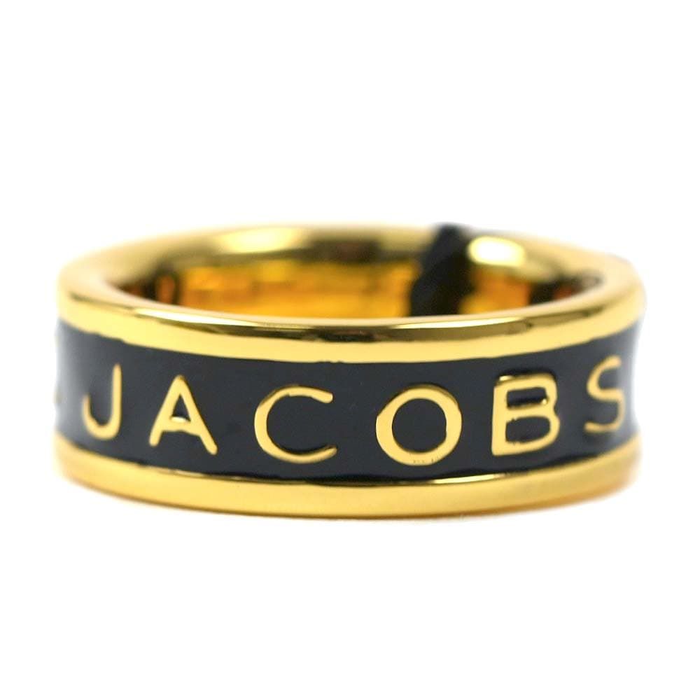 マークジェイコブス 指輪 リング アクセサリー ゴールド ブラック MARC JACOBS 2R4JRN001J41-972