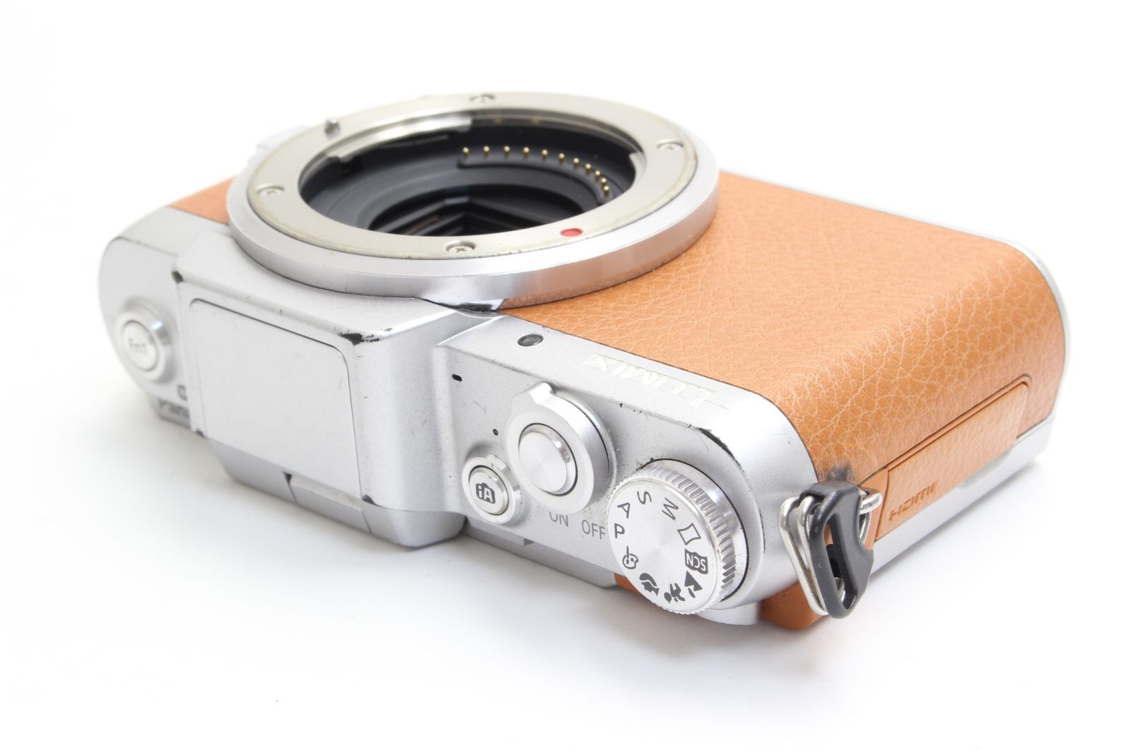 B+ (並品) Panasonic パナソニック LUMIX DMC-GF7 ボディ ブラウン