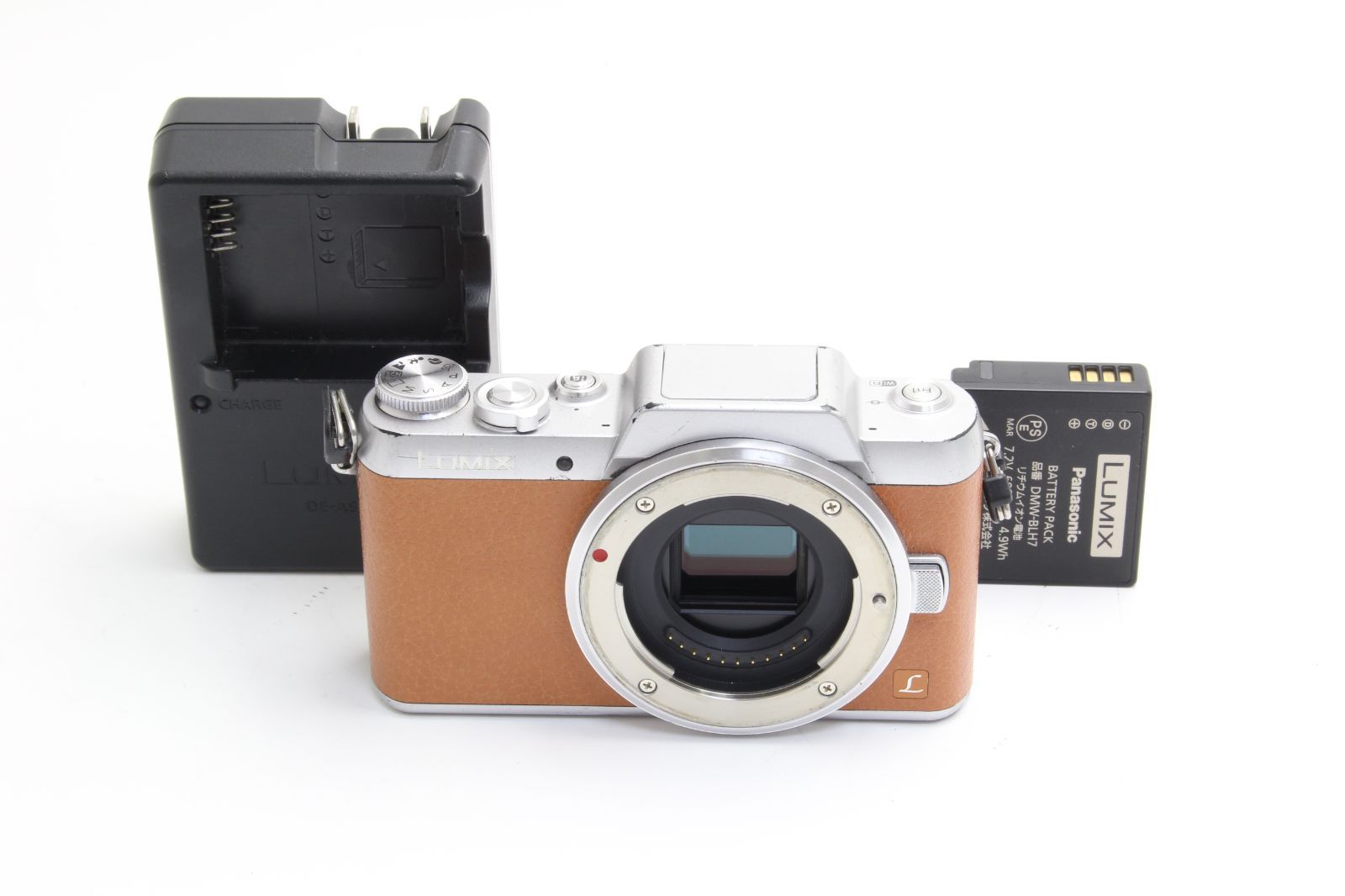 B+ (並品) Panasonic パナソニック LUMIX DMC-GF7 ボディ ブラウン