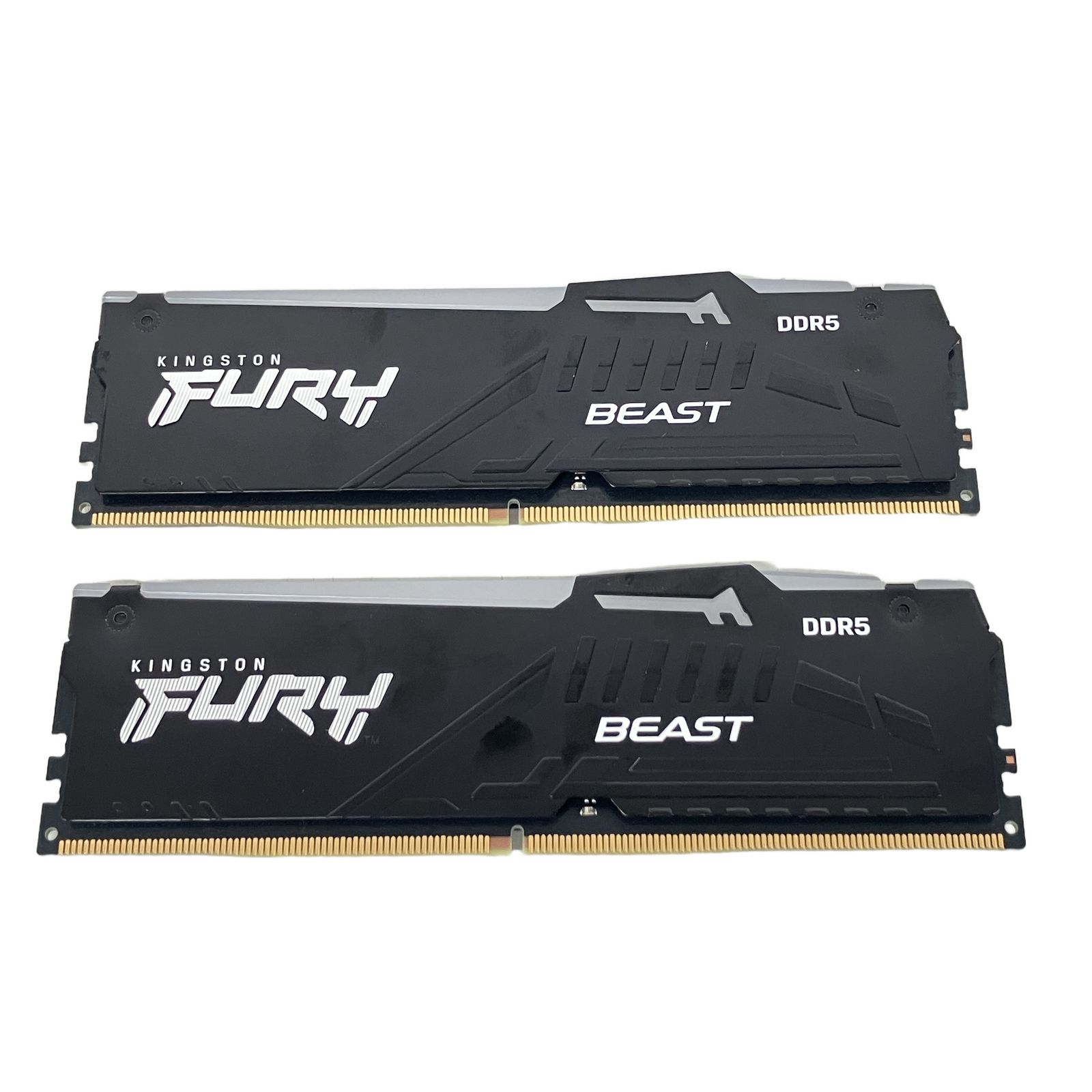 KINGSTON FURY BEAST DDR5 UDIMM 8GB 1Rx16 XMP5-5200-UC0-1010-XT メモリ 2枚 セット 計16GB PC パーツ 周辺 機器 中古 T11294091