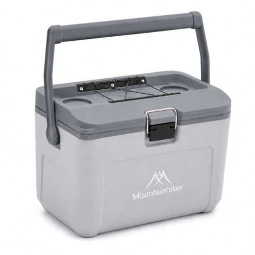 Mountainhiker クーラーボックス 16L 小型 軽量 PU断熱材採用 最大48時間保冷 アウトドア・キャンプ・ピクニック用 飲料や食品の持ち運びに スポーツ観戦・運動時にも便利 PP素材e 3a8a57a6