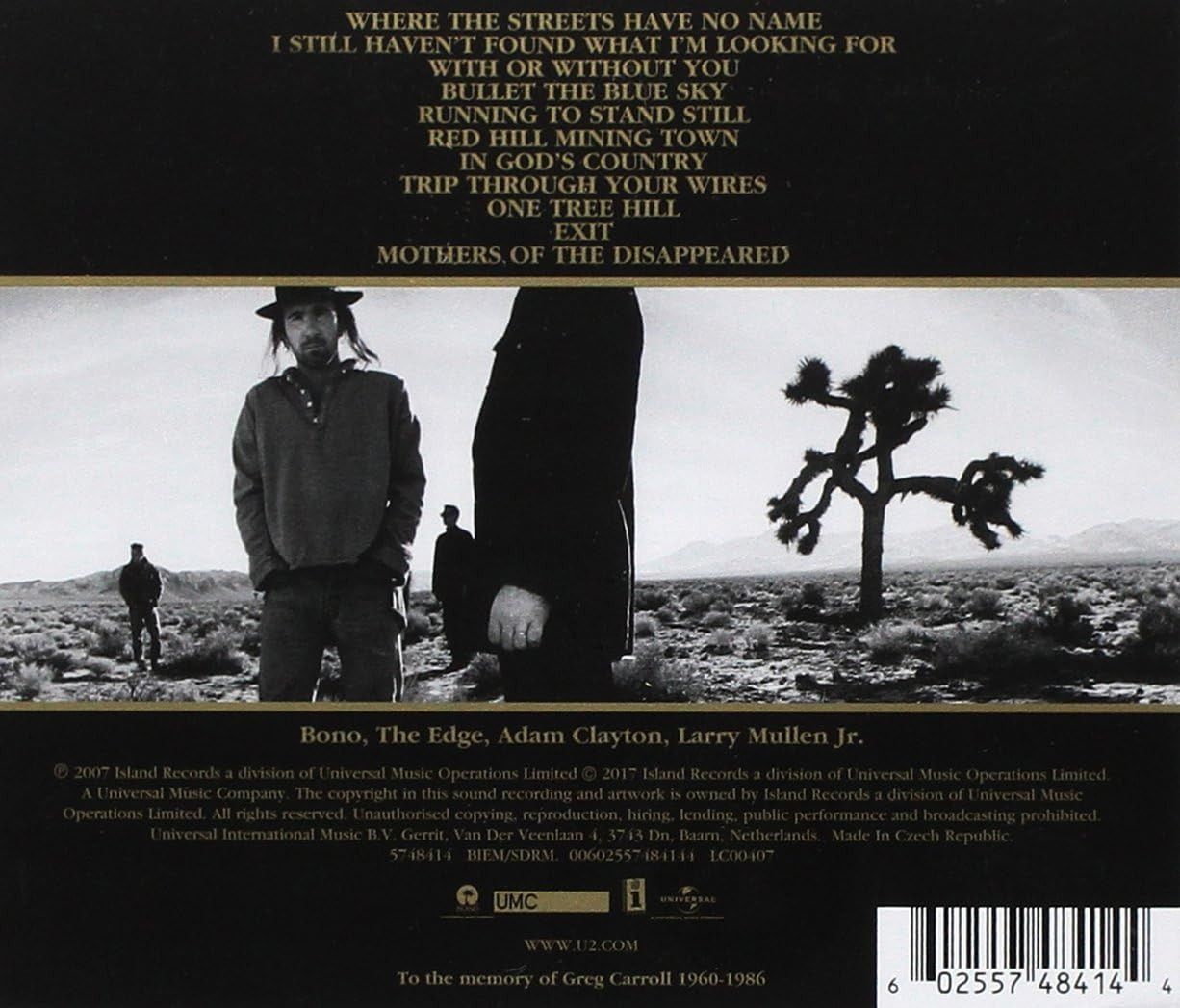 【CD】THE JOSHUA TREE