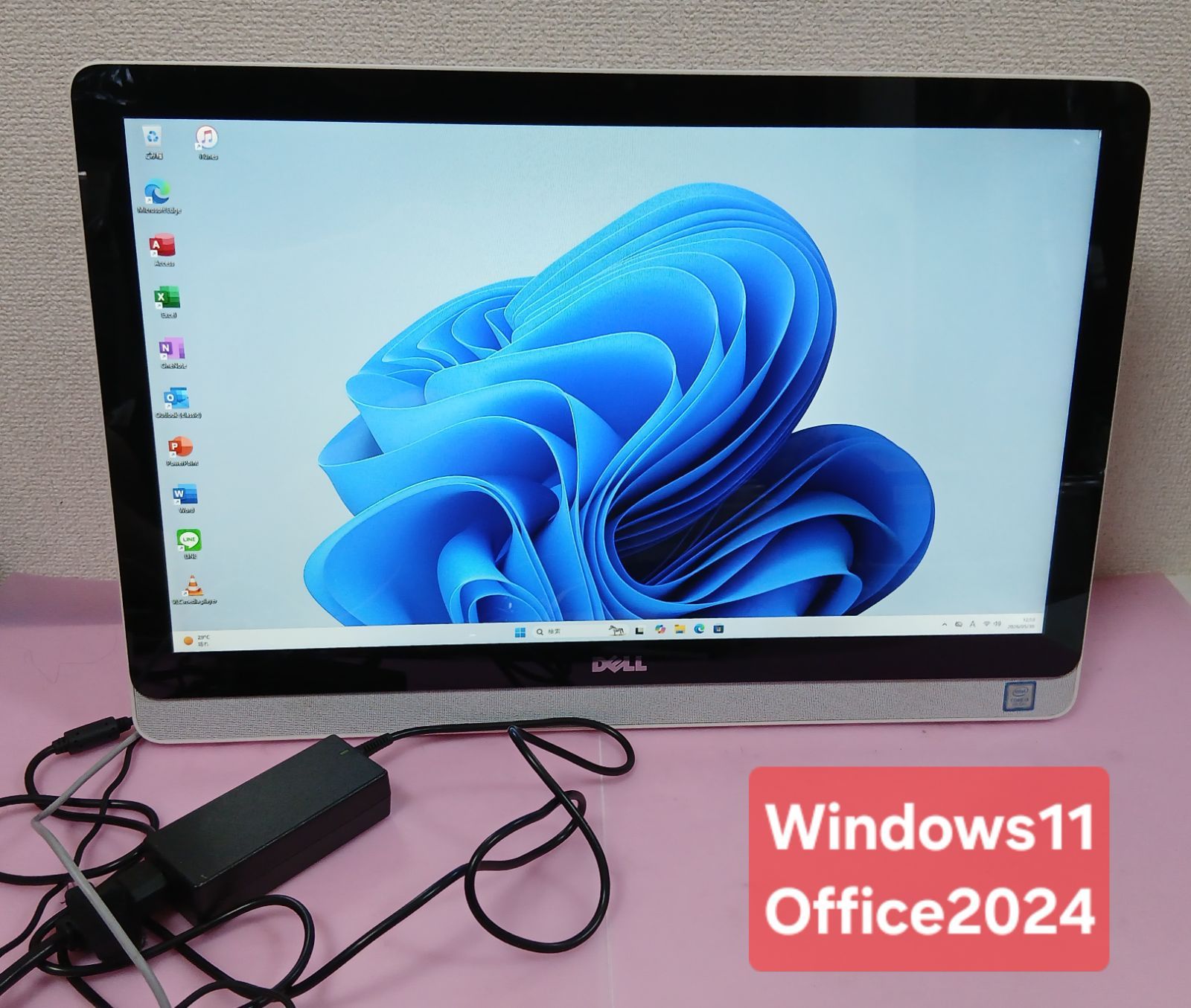 DELL 一体型PC Windows11 Office2021 エクセル ワード 初期設定不要☆DELL Core i3 7100U 2.4GHz 8GB 1TB Windows11
