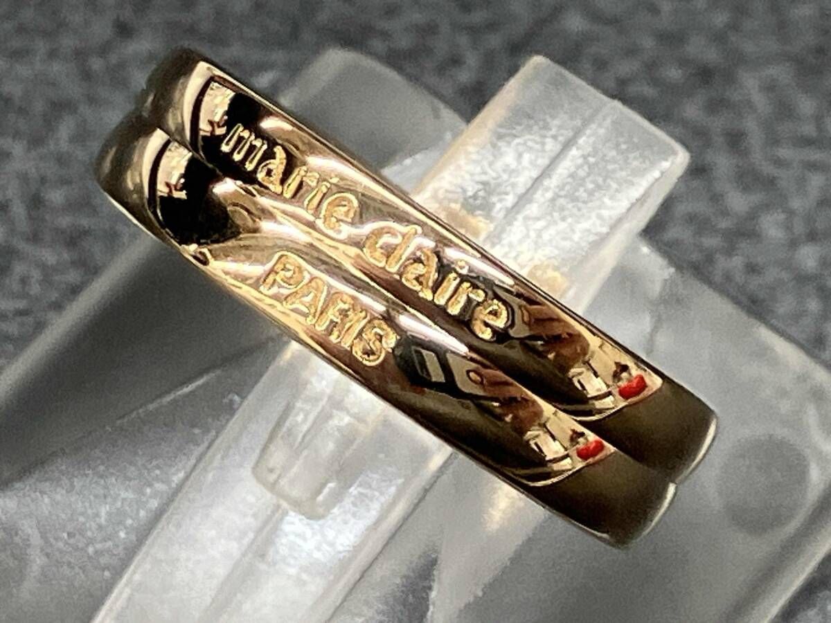 marie claire マリクレール K18 750 イエローゴールド ＃13 総重量4.3g 指輪 リング ブランドアクセサリー