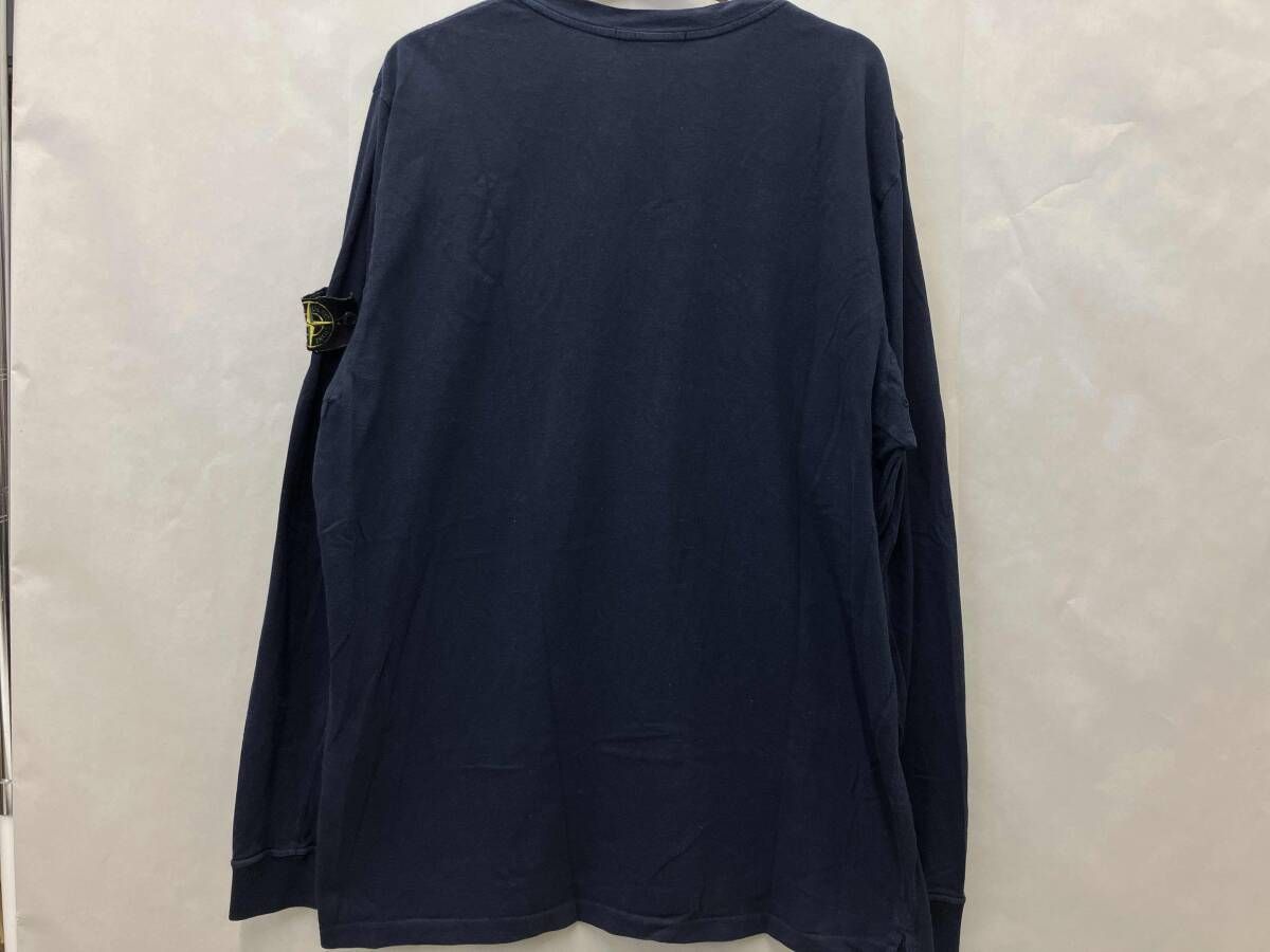 STONE ISLAND 長袖シャツ ロンT ネイビー 3XL - メルカリ